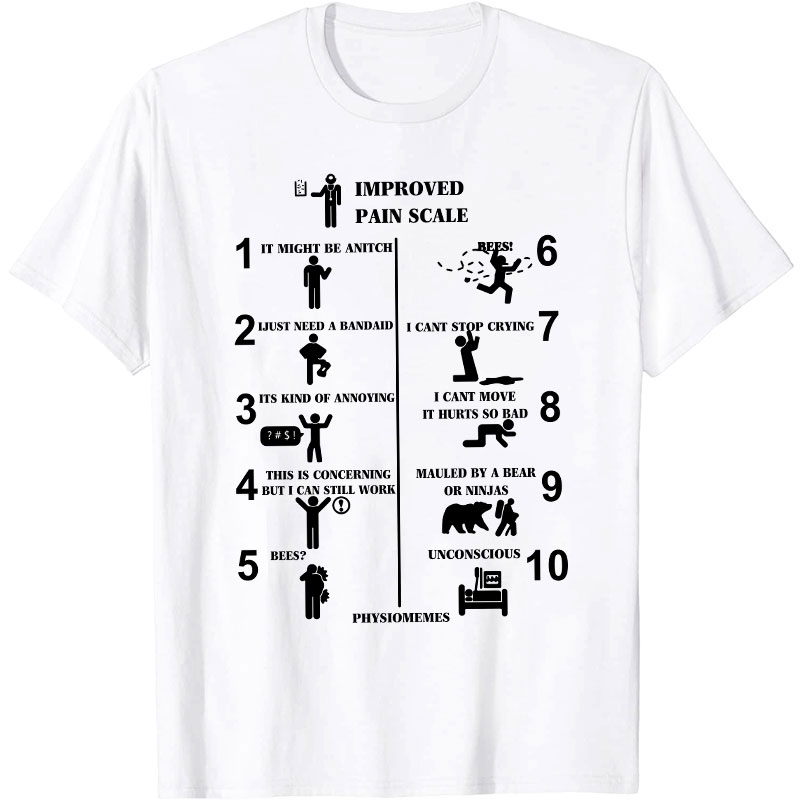 Improved Pain Scale Nurse T-Shirt