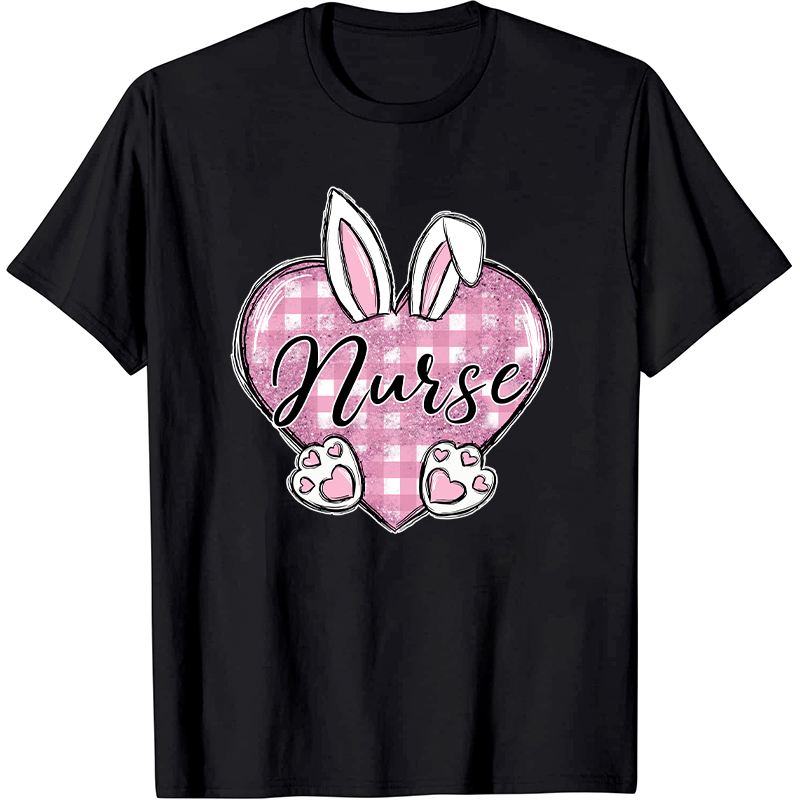 Heart Shape Bunny Nurse T-Shirt