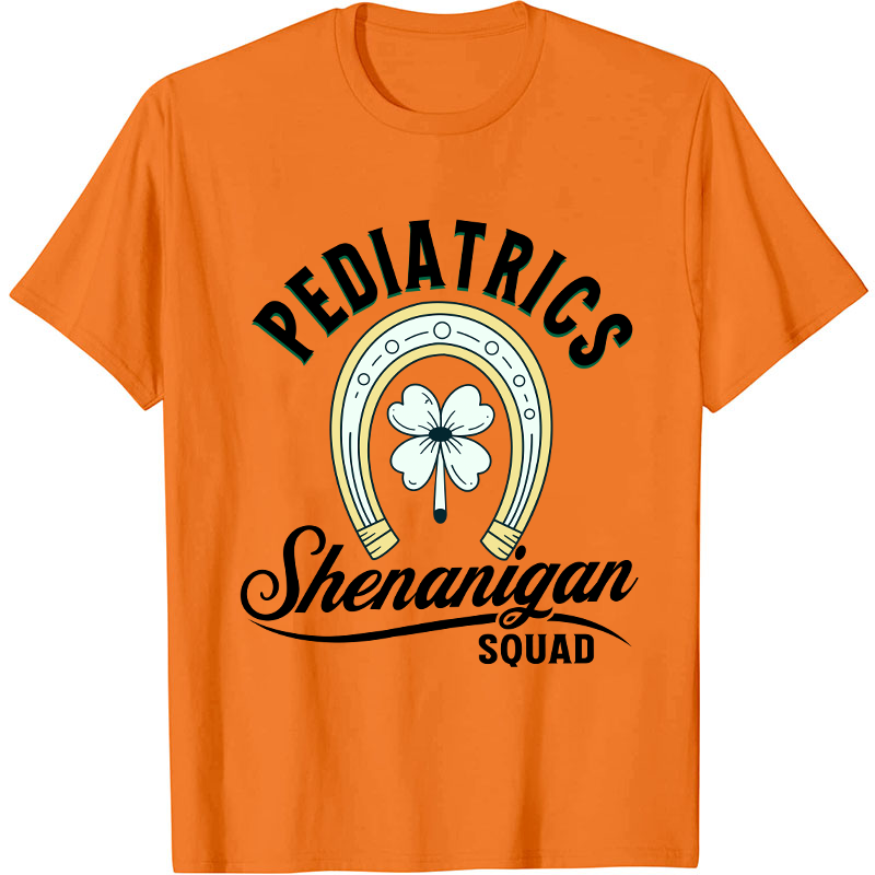 Pediatrics Shenanigan Squad Nurse T-Shirt