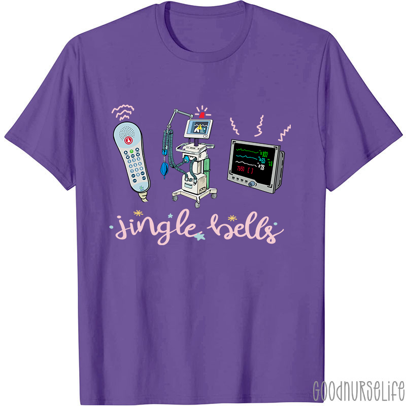 Jingle Bells Medical Devices Nurse T-Shirt