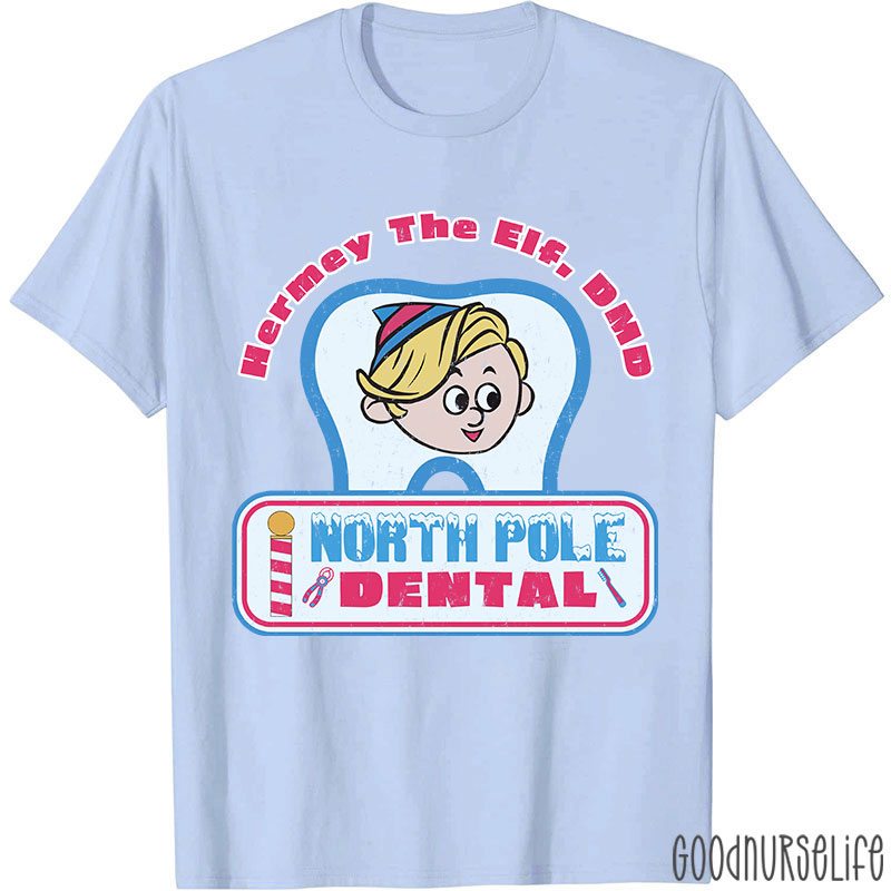Hermey The Elf North Pole Dental Nurse T-shirt