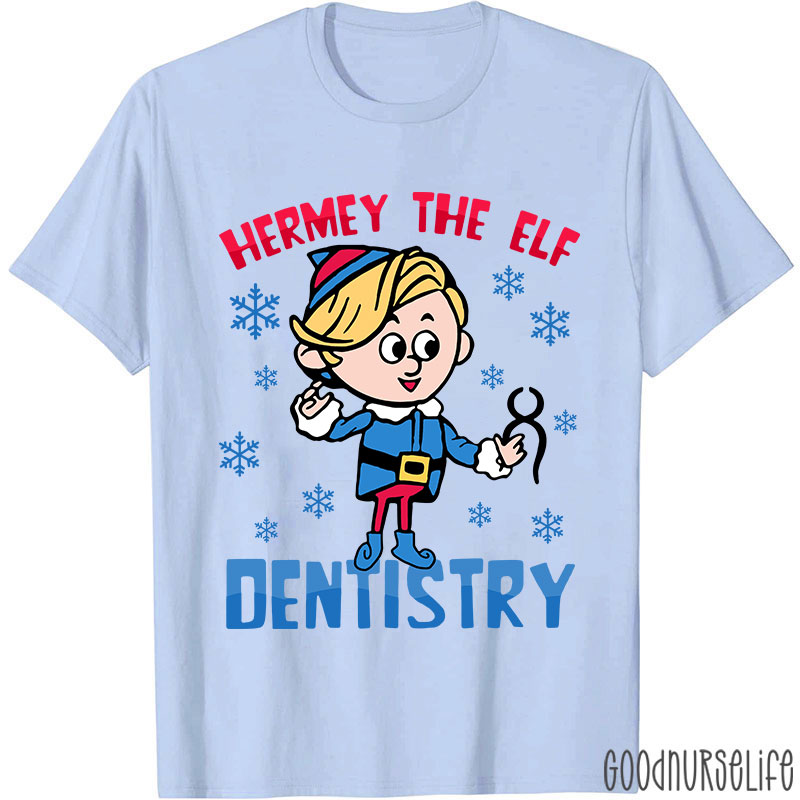 Hermey The Elf Dentistry Snowflake Nurse T-shirt