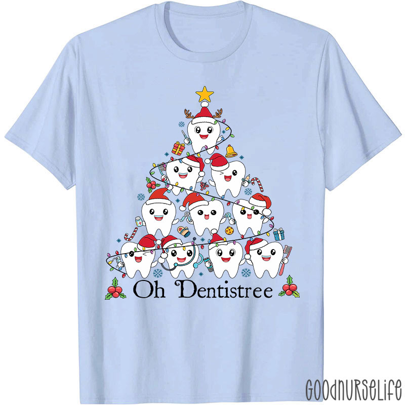 Oh Dentistree Cute Teeth Nurse T-shirt