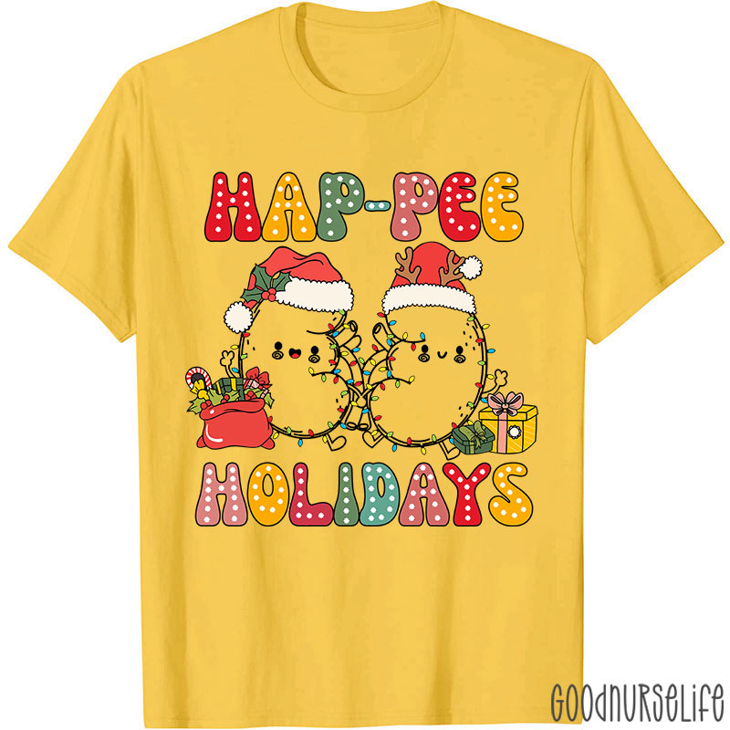 Happee Holidays Kidney Nurse T-shirt