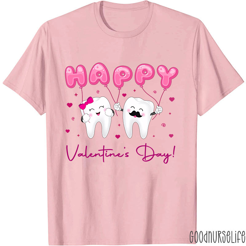 Happy Valentine's Day Dental Nurse T-Shirt