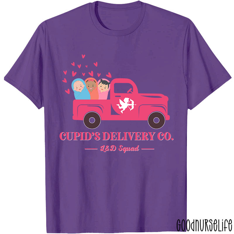 Cupid's Delivery Co Nurse T-Shirt
