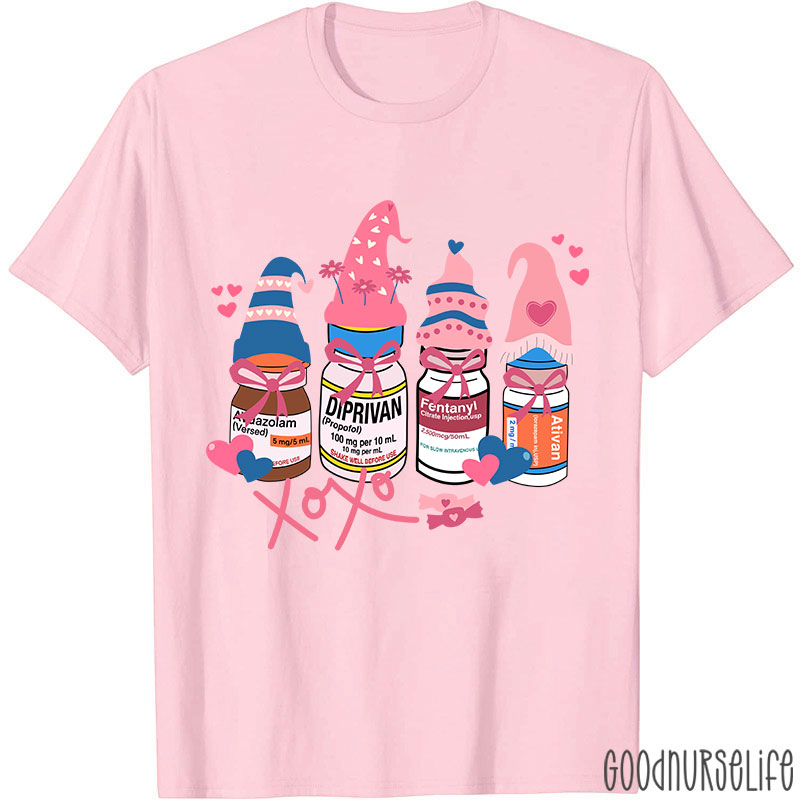 Valentine's Day Together Nurse T-Shirt