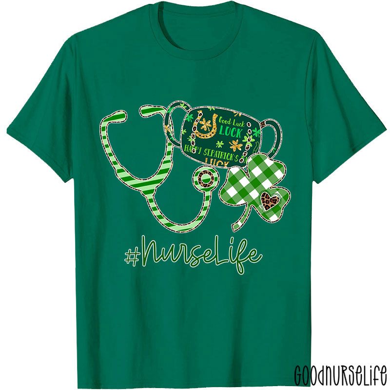 Shamrock Nurselife Nurse T-Shirt