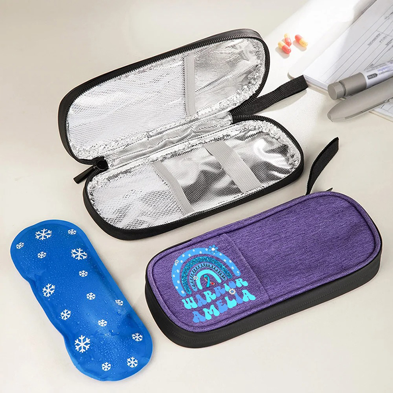 Personalized Rainbow Insulated Insulin Pen Cooler Case