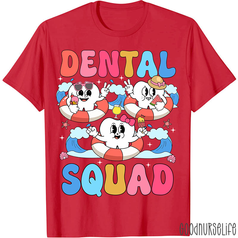 Happy Summer Dental Squad Dentist Summer T-Shirt