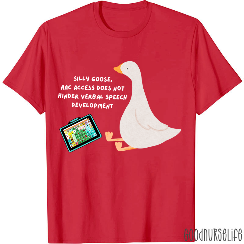 Comfort Colors Silly Goose Speech Therapist T-Shirt