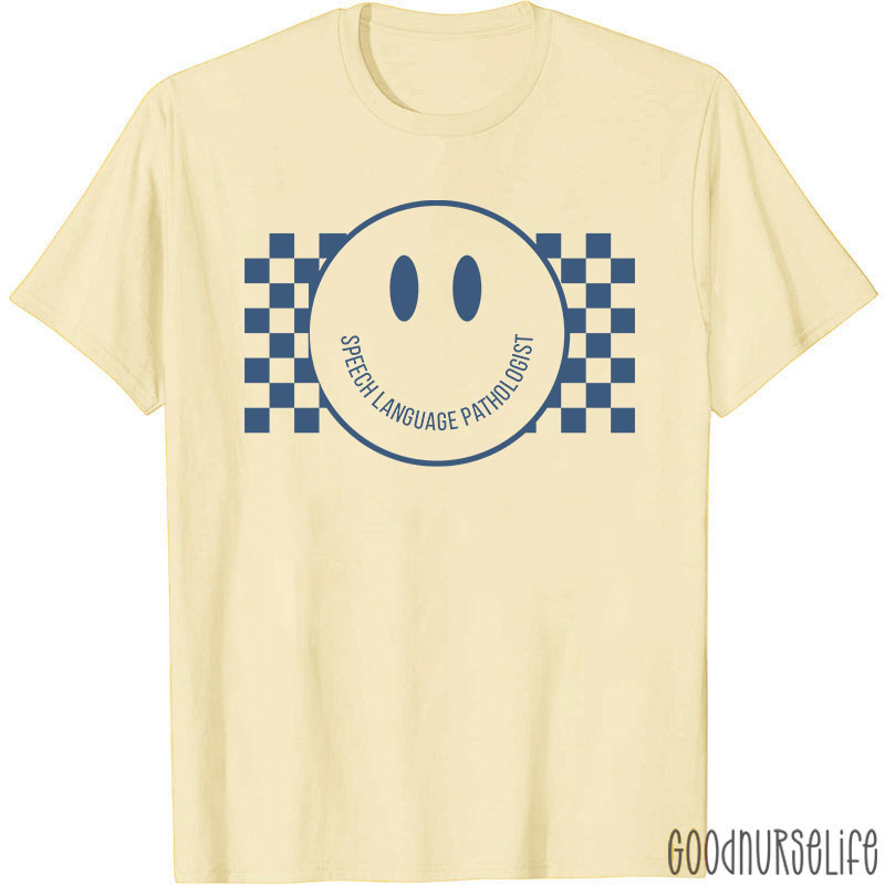 Speech Language Pathologist Smiley Face T-Shirt