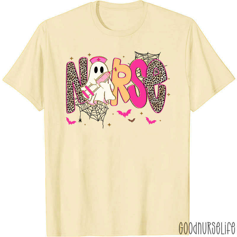 Halloween Nurse Butterfly Stethoscope Nurse T-Shirt