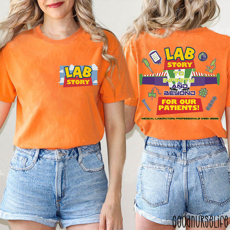 To Infinity And Beyond For Our Patients Two Sided T-Shirt