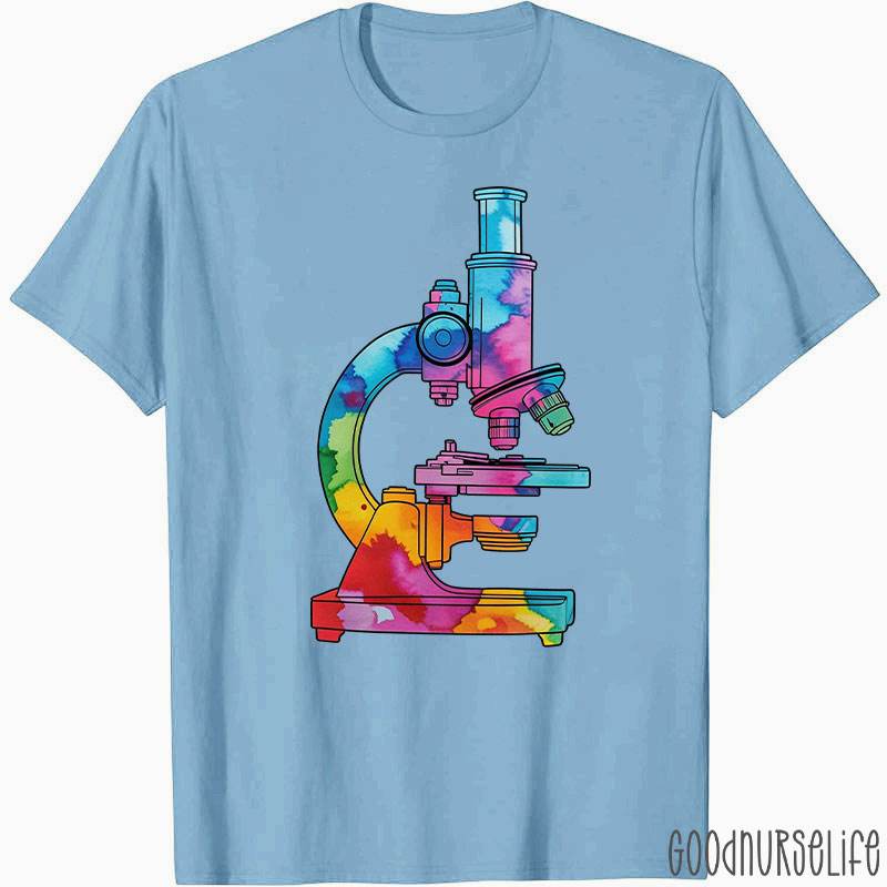Tie Tye Style Microscope T-shirt