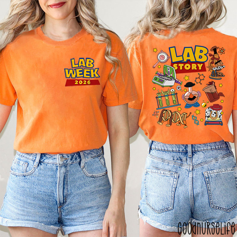 Laboratory Team Lab Story Lab Week 2026 Two Sided T-Shirt