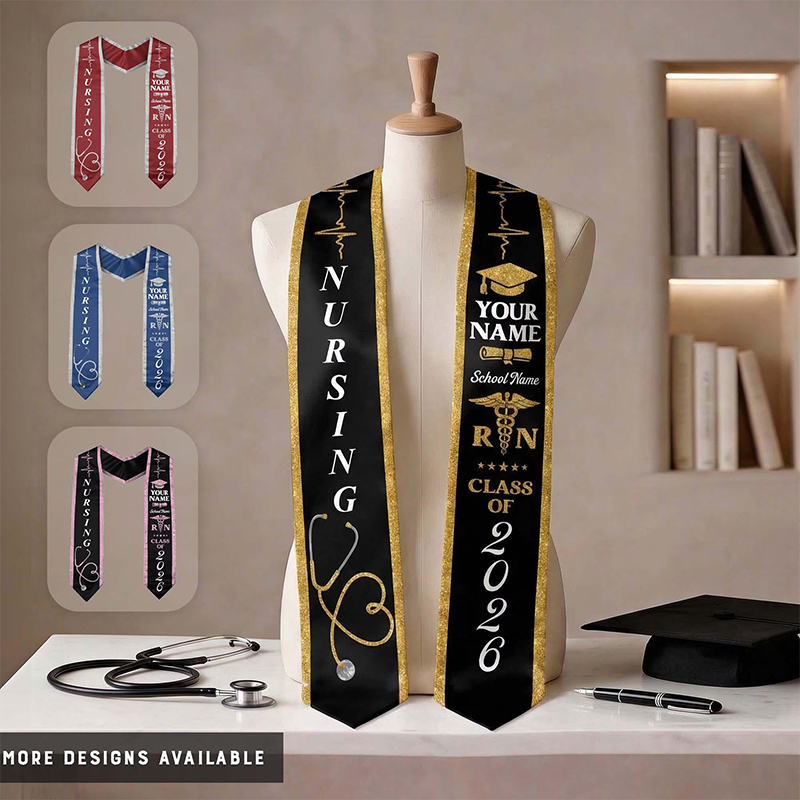 Personalized Nursing Graduation Stole