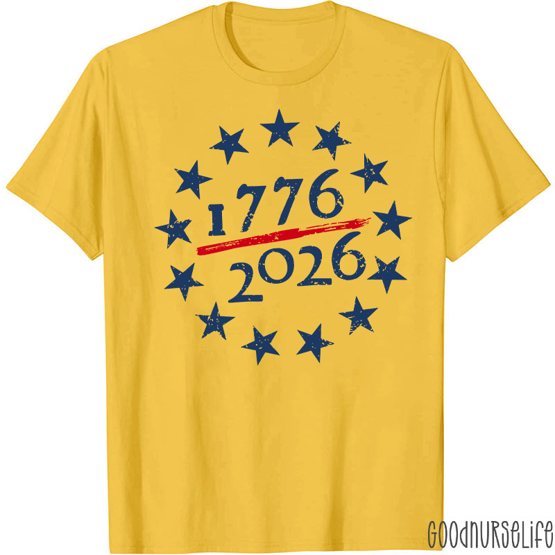 USA 250th Anniversary Nurse T-Shirt