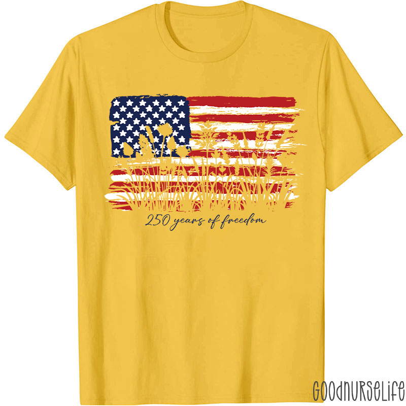 Land Of The Free Home Of The Brave Nurse T-Shirt