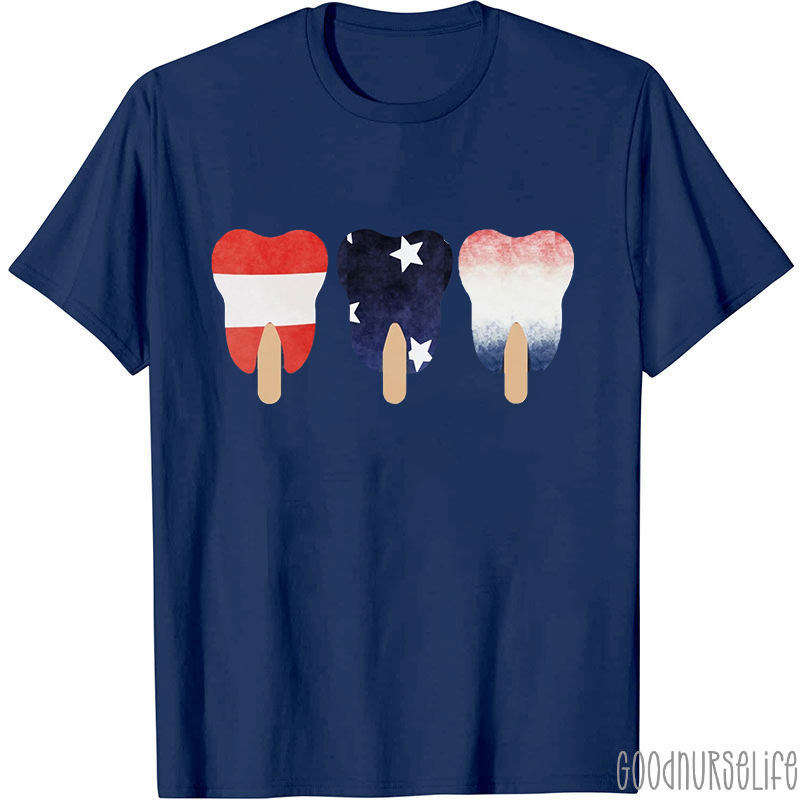 Dental Hygiene Tooth Ice Cream Dental T-Shirt
