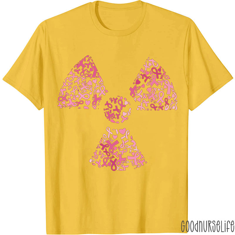 Breast Cancer Awareness Radiation Symbol T-Shirt