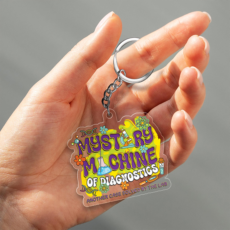 Lab Week Acrylic Nurse Keychain