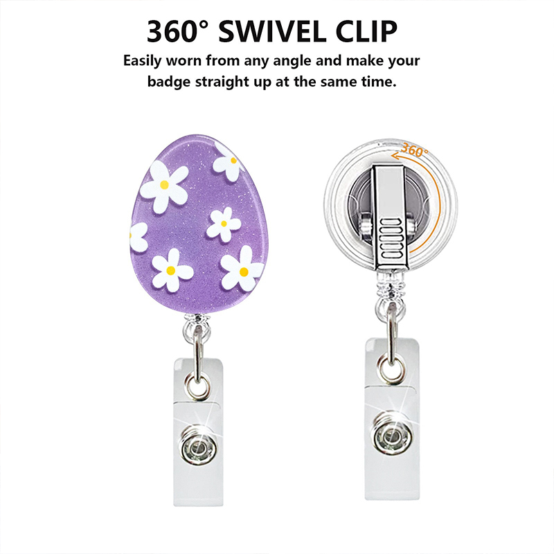 Easter Egg Nurse Badge Reel