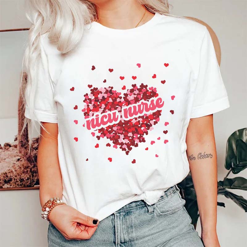 Personalized Full Of Love Nurse T-Shirt