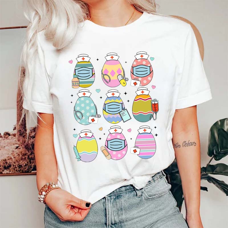 Easter Eggs Nurse T-Shirt
