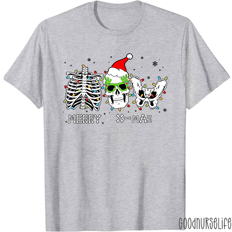 Merry X-mas Christmas Nurse T-shirt