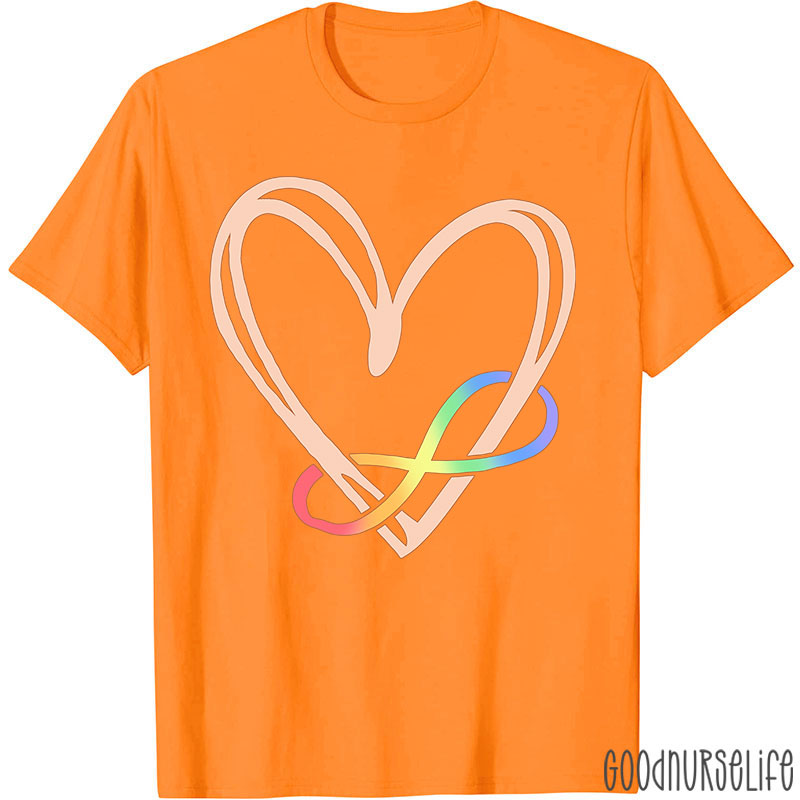 Autism Heart Nurse T-Shirt