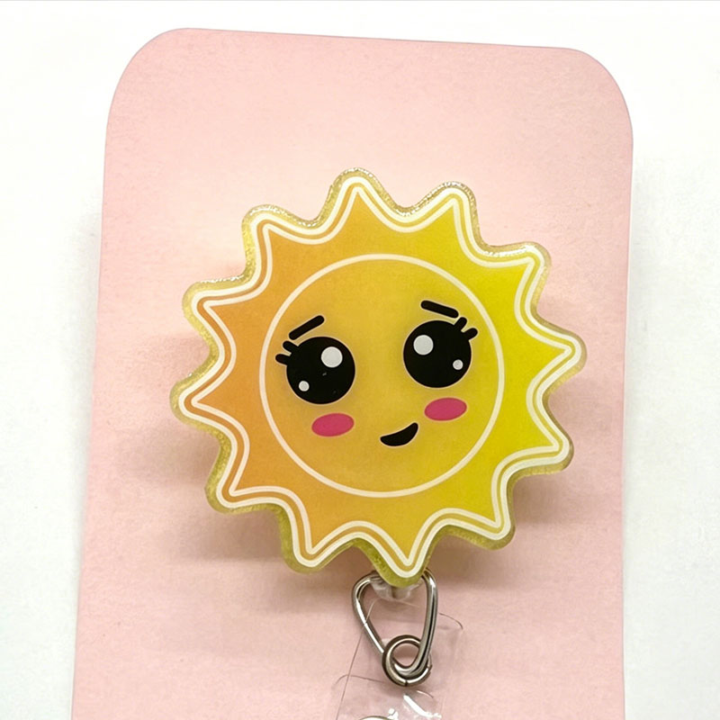 Happy Sun Badge Reel