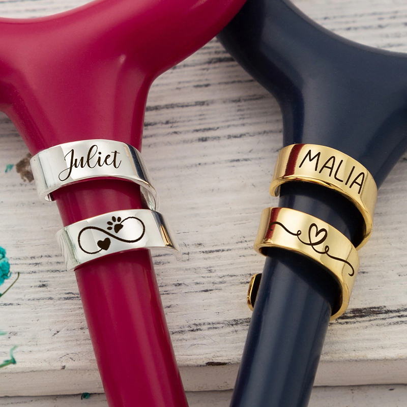 Personalized Name And Cute Icon Nurse Stethoscope ID Tag