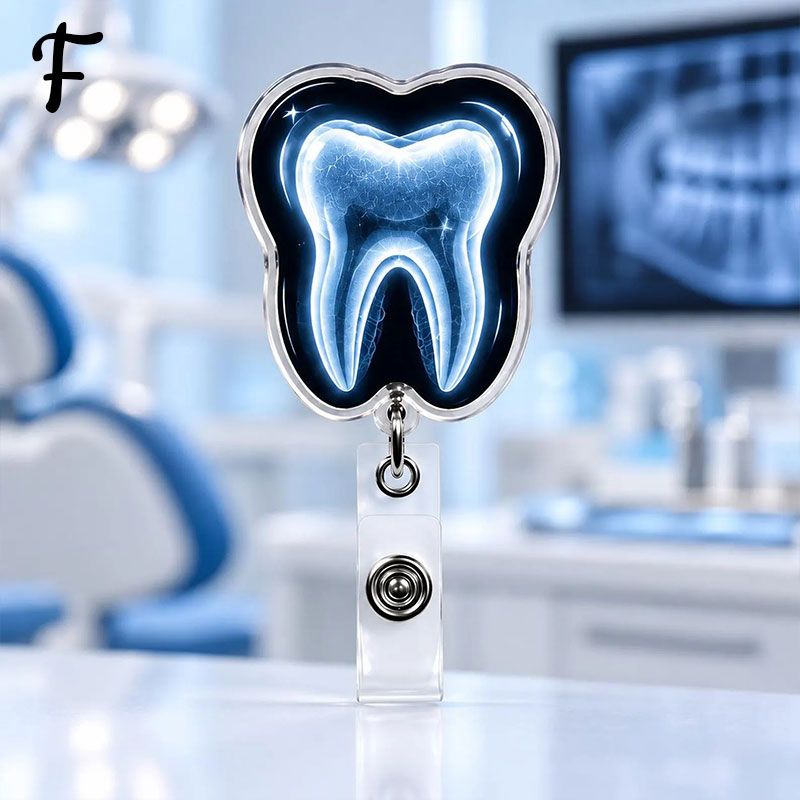 Radiology Tooth Badge Reel