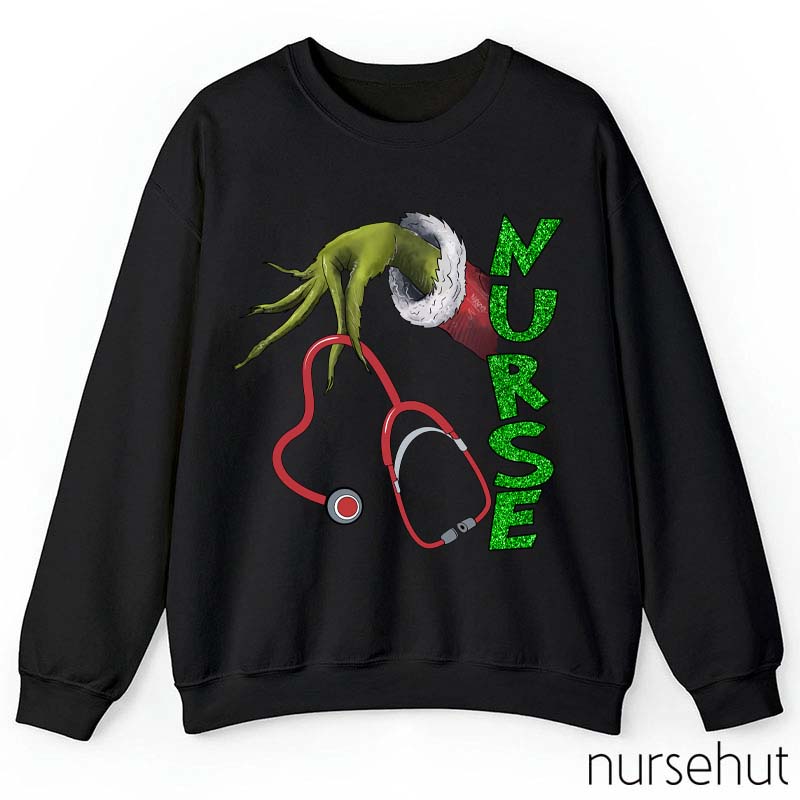 Personalized Is This Your Stethoscope Nurse Sweatshirt