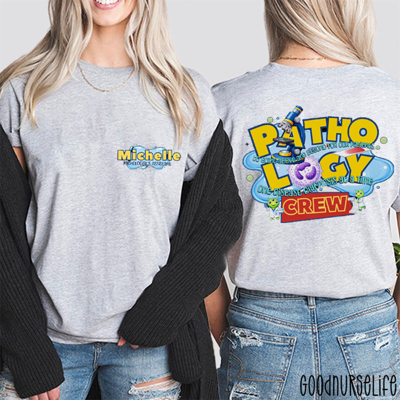 Personalized Lab Week Lab Tech Two Sided T-Shirt