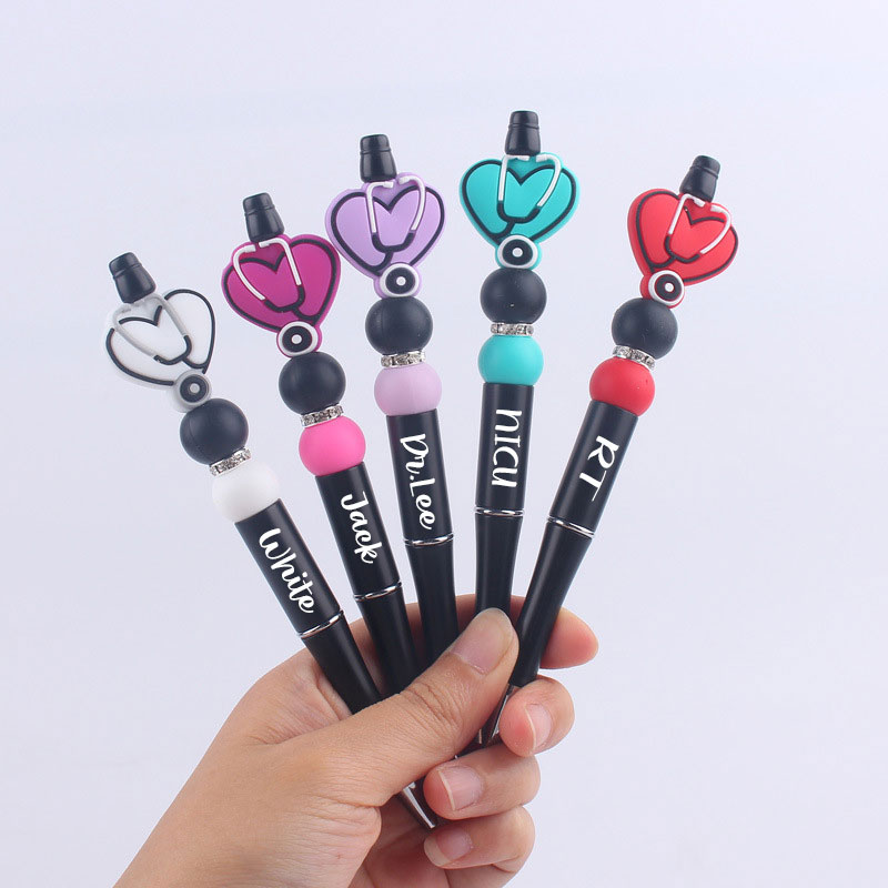 Personalized Ballpoint Love Stethoscope Nurse Pens(30% Off Buy 10+, 50% Off Buy 30+)