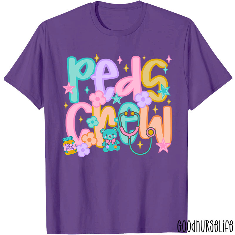 Peds Crew Nurse Pediatric Nurse T-Shirt