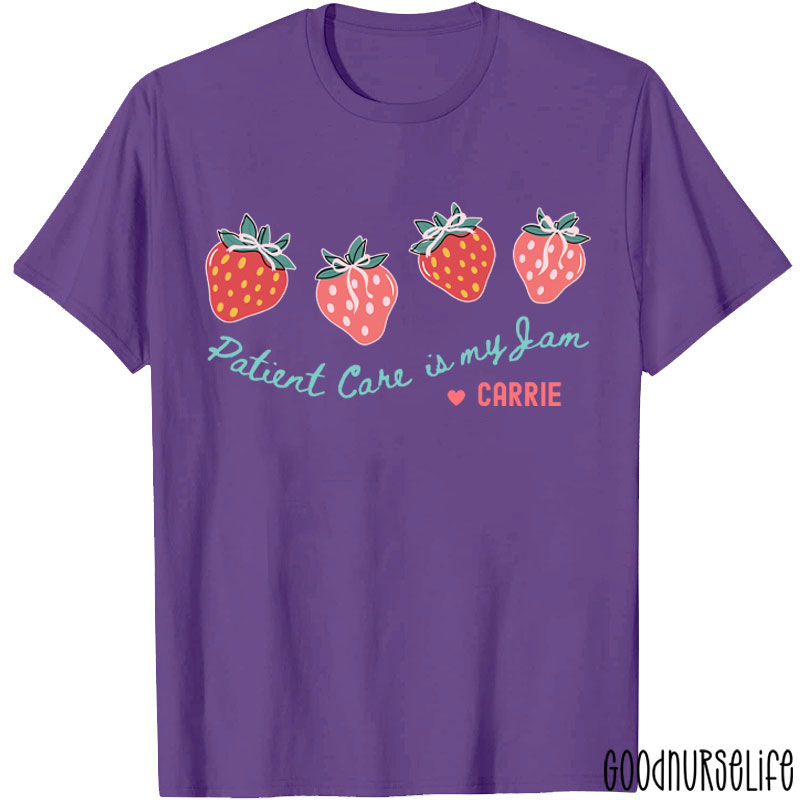 Personalized Nursing Is My Jam T-Shirt