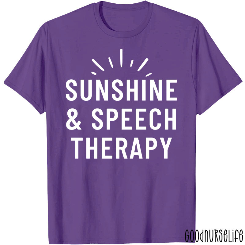 Sunshine & Speech Therapy T-Shirt