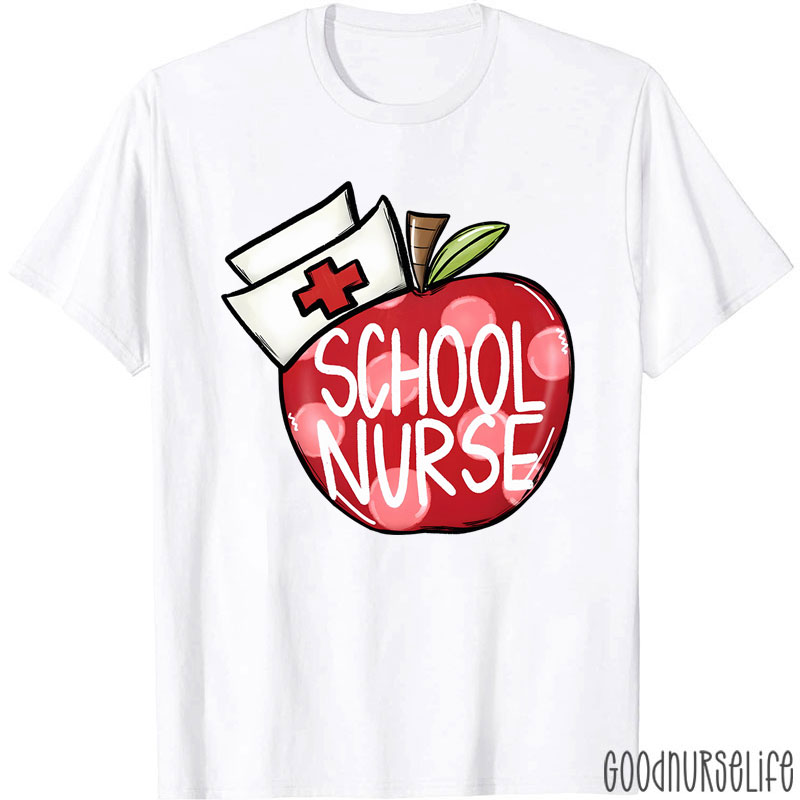 School Nurse Apple T-Shirt