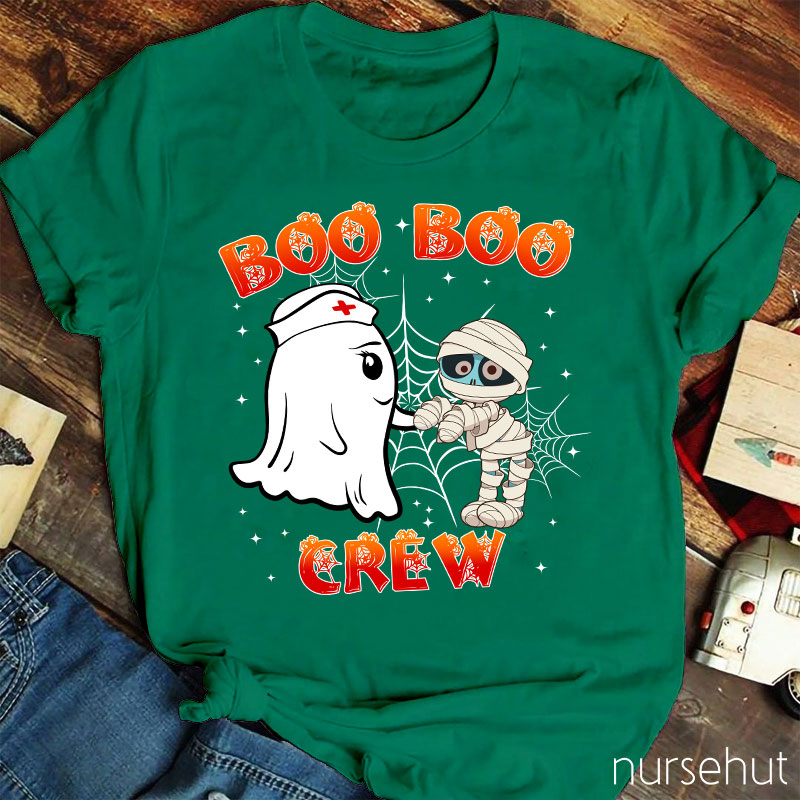 Boo Boo Crew Ghost Nurse T-Shirt