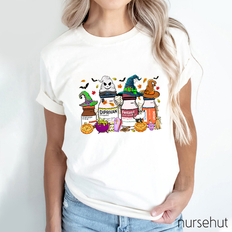 Happy Halloween Pharmacist Nurse T-Shirt