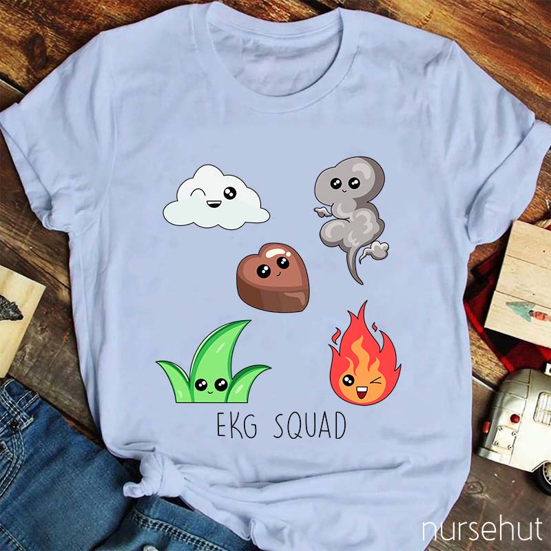 Ekg Squad Nurse T-Shirt