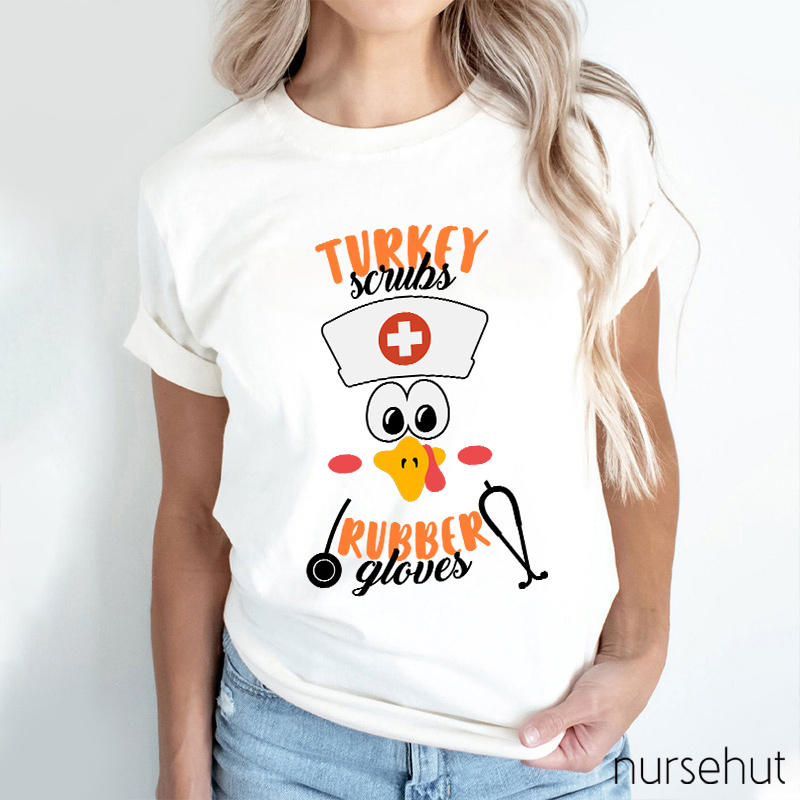 Turkey Scrubs Nurse T-Shirt