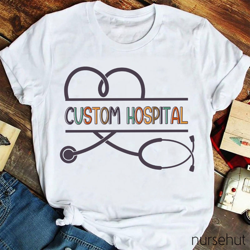 Personalized Custom Hospital Nurse T-Shirt