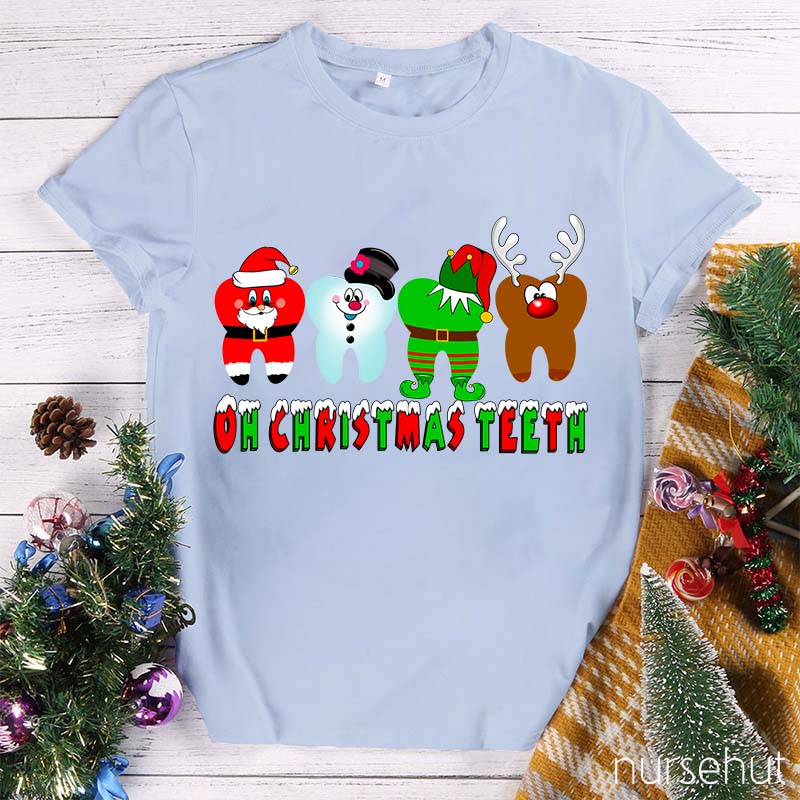 Oh Christmas Teeth Nurse T-Shirt