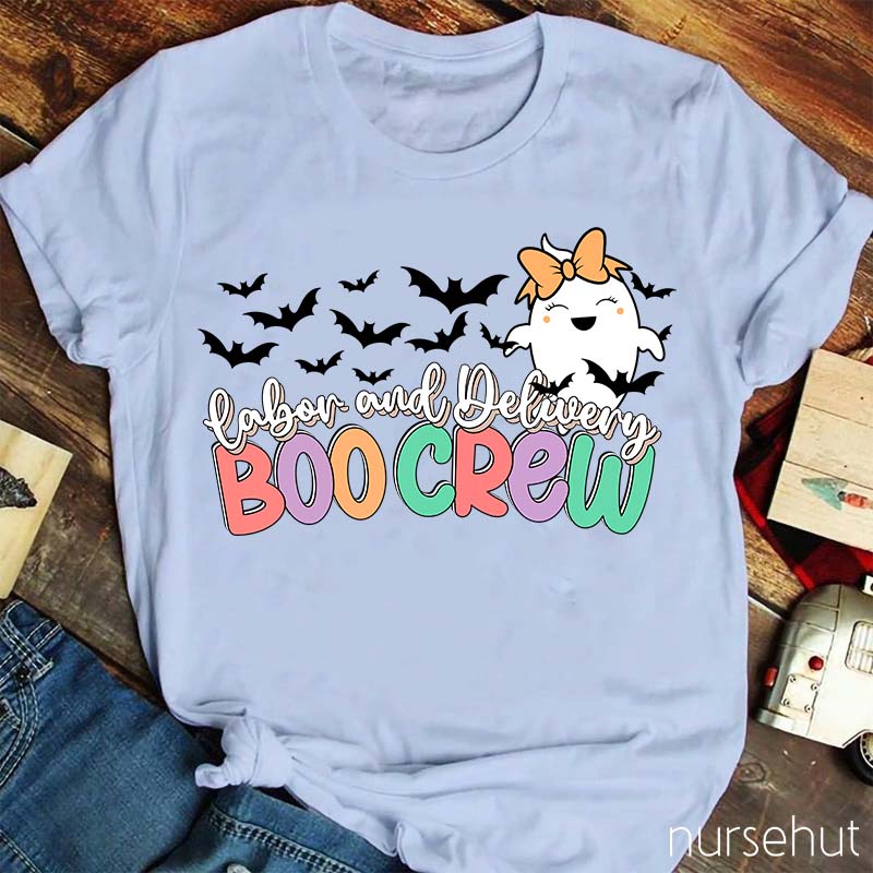 Labor And Delivery Boo Boo Crew Nurse T-Shirt