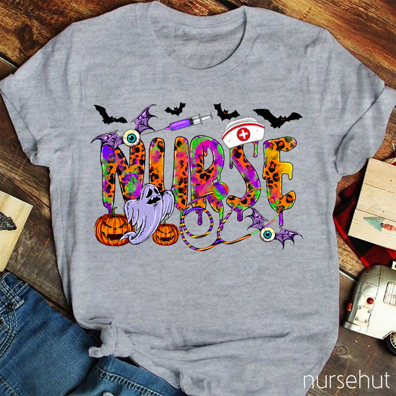 Halloween Elements Nurse T-Shirt