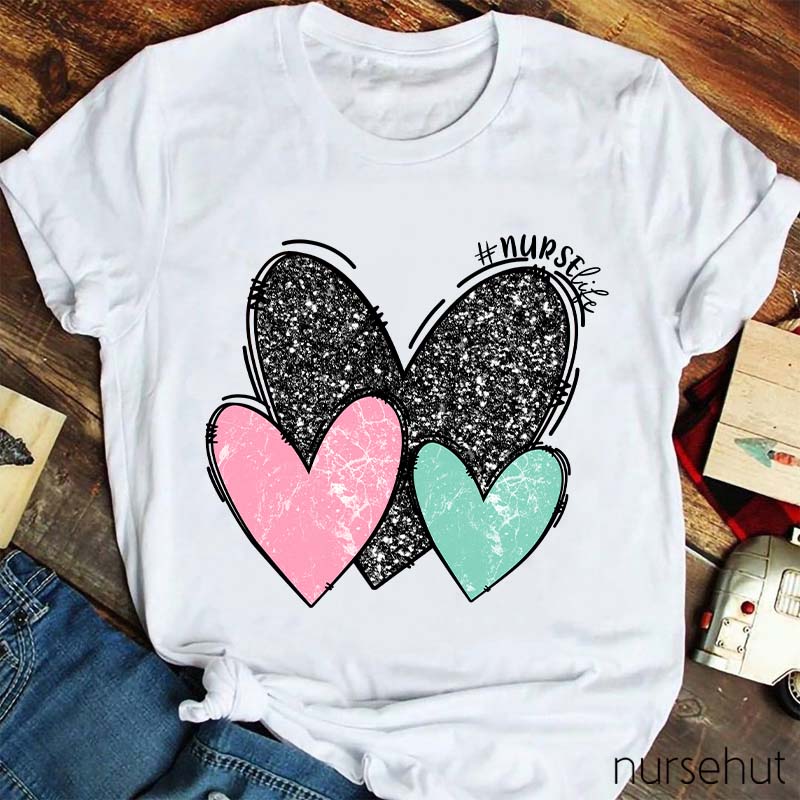 Shining Hearts Nurse T-Shirt